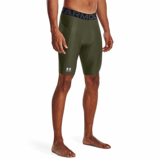 Under Armour Мъжки Шорти Heatgear® Pocket Long Shorts Mens Морско ОД Зелено Мъжки долни дрехи