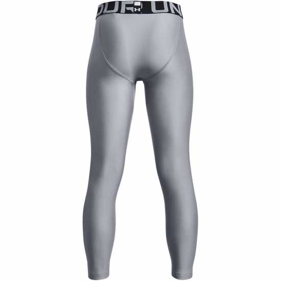 Детски основен слой дрехи Under Armour Armour High Gear Armour Leggings Стомана/Черно Under Armour Armour High Gear Armour Leggings Стомана/Черно Детски основен слой дрехи