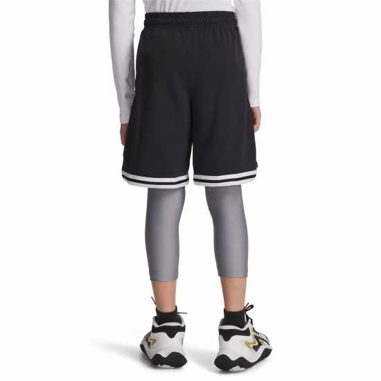 Детски основен слой дрехи Under Armour Armour High Gear Armour Leggings Стомана/Черно Under Armour Armour High Gear Armour Leggings Стомана/Черно Детски основен слой дрехи