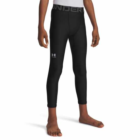 Under Armour Armour HeatGear® Armour Leggings Boy's Черно Детски основен слой дрехи