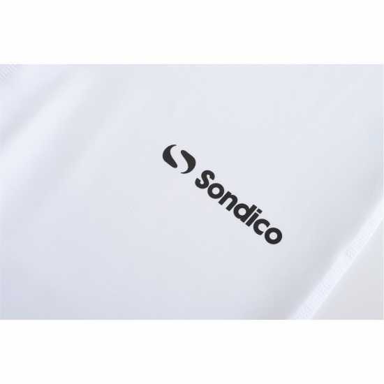 Sondico Мъжки Клин Основен Слой Core Three Quarter Base Layer Tights Mens Бяло Мъжки долни дрехи