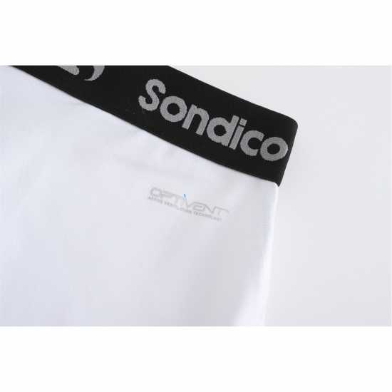 Sondico Мъжки Клин Основен Слой Core Three Quarter Base Layer Tights Mens Бяло Мъжки долни дрехи