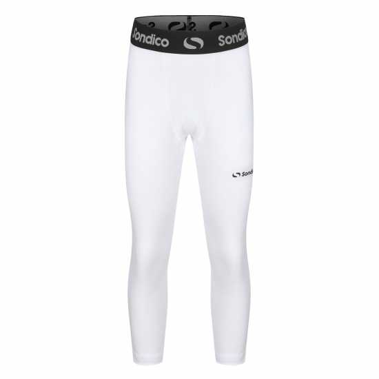 Sondico Core Three Quarter Tights Juniors Бяло Детски основен слой дрехи