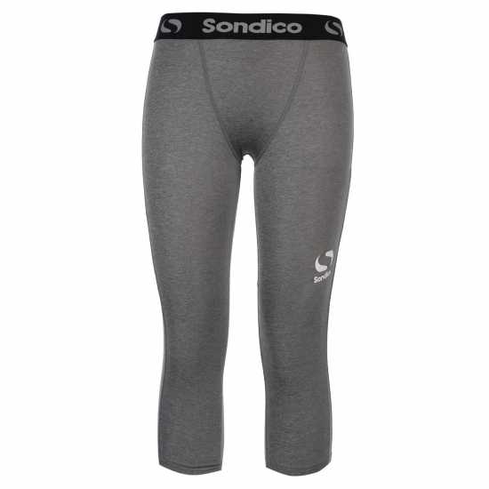 Sondico Core Three Quarter Tights Juniors Сиво Детски основен слой дрехи