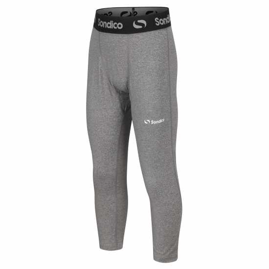 Sondico Core Three Quarter Tights Juniors Сиво Детски основен слой дрехи