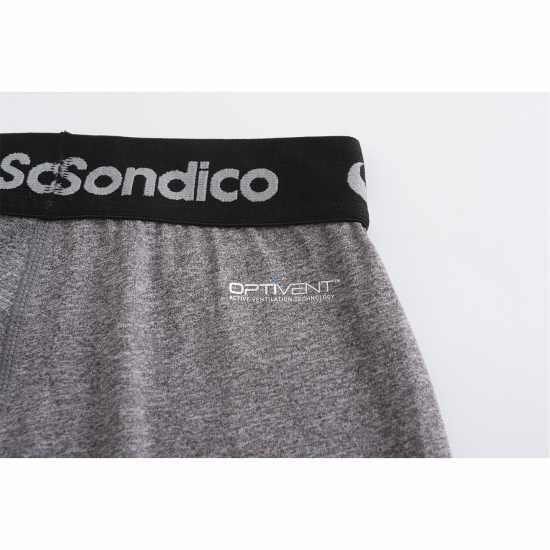 Sondico Core Three Quarter Tights Juniors Сиво Детски основен слой дрехи