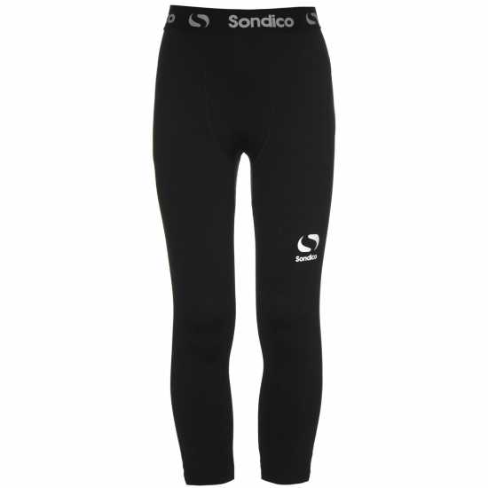 Детски основен слой дрехи Sondico Core Three Quarter Tights Juniors Черно Sondico Core Three Quarter Tights Juniors Черно Детски основен слой дрехи