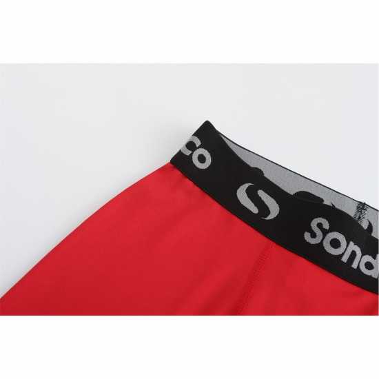 Sondico Core Three Quarter Tights Juniors Червено Детски основен слой дрехи