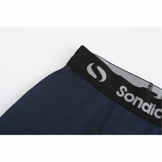 Sondico Core Three Quarter Tights Juniors Морска синьо Детски основен слой дрехи