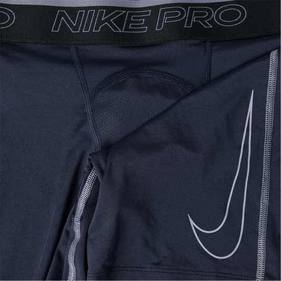 Nike Pro Dri-Fit Men'S Shorts Baselayer Short Mens Obsidian/Purple 