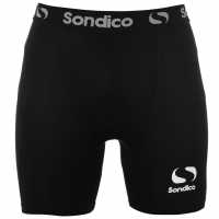 Sondico Мъжки Клин Първи Слой Core 6 Base Layer Shorts Mens Black Мъжки долни дрехи