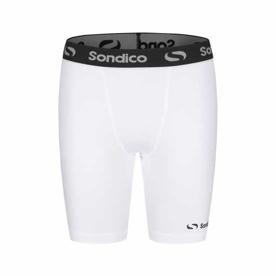 Sondico Мъжки Клин Първи Слой Core 6 Base Layer Shorts Mens Бяло Мъжки долни дрехи