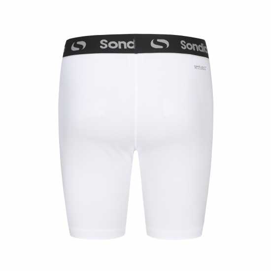Sondico Мъжки Клин Първи Слой Core 6 Base Layer Shorts Mens White Мъжки долни дрехи