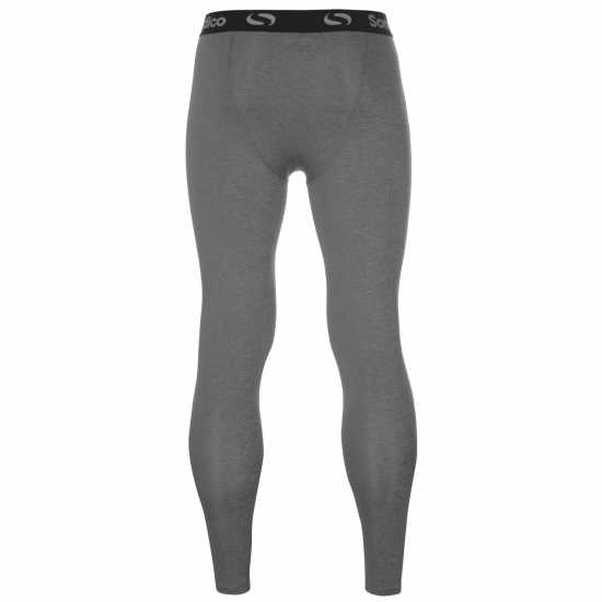 Sondico Мъжки Клин Core Tights Mens Сив марл Мъжки долни дрехи