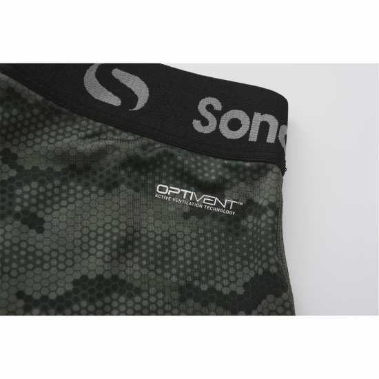 Sondico Детски Клин Първи Слой Core Baselayer Tights Juniors Камуфлажен принт Детски основен слой дрехи