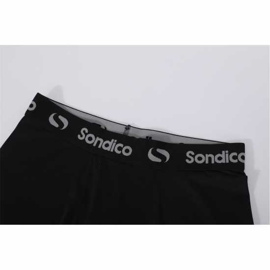 Sondico Мъжки Шорти Core 9 Shorts Mens Black/White Мъжки долни дрехи