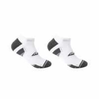 Мъжки Чорапи Втора Кожа 2Бр. Everlast Mens Cushioned Invisible Socks 2Pk Бяло Мъжки чорапи