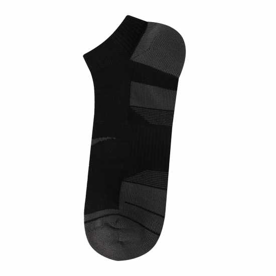 Мъжки Чорапи Втора Кожа 2Бр. Everlast Mens Cushioned Invisible Socks 2Pk Черно Мъжки чорапи