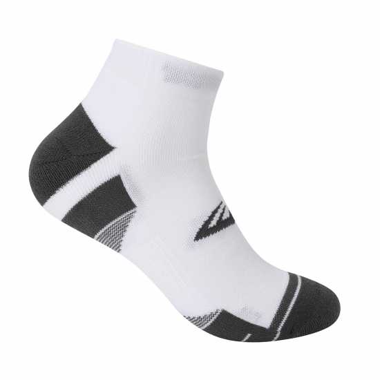 Ниски Чорапи Everlast Mens Cushioned Quarter Socks 2Pk Бяло Мъжки чорапи
