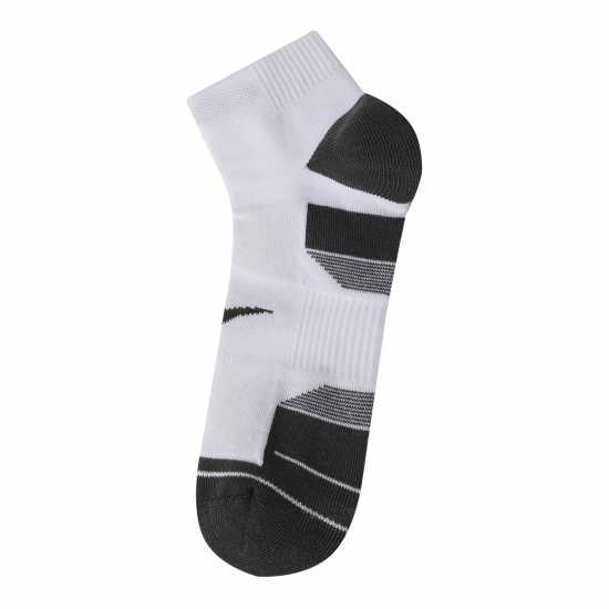 Ниски Чорапи Everlast Mens Cushioned Quarter Socks 2Pk Бяло Мъжки чорапи