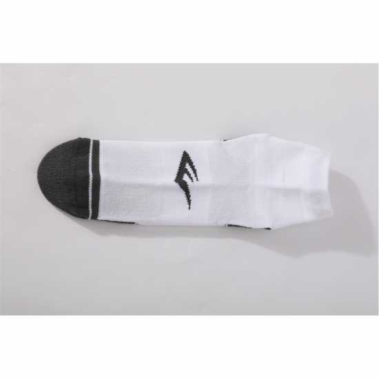 Ниски Чорапи Everlast Mens Cushioned Quarter Socks 2Pk Бяло Мъжки чорапи
