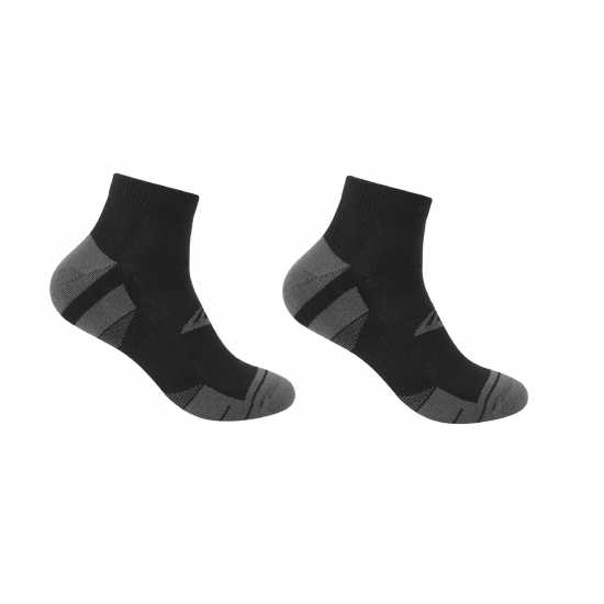Мъжки чорапи Ниски Чорапи Everlast Mens Cushioned Quarter Socks 2Pk Черно Ниски Чорапи Everlast Mens Cushioned Quarter Socks 2Pk Черно Мъжки чорапи