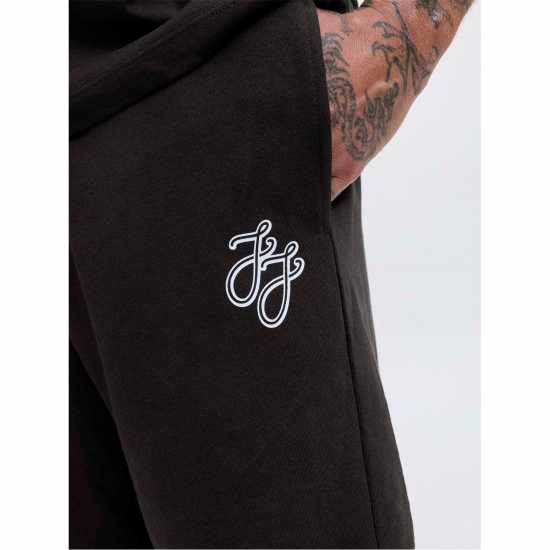 Jack And Jones Jj T-Shirt And Short Set Mens Черно 