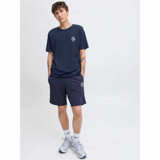 Jack And Jones Jj T-Shirt And Short Set Mens Нави блейзър 
