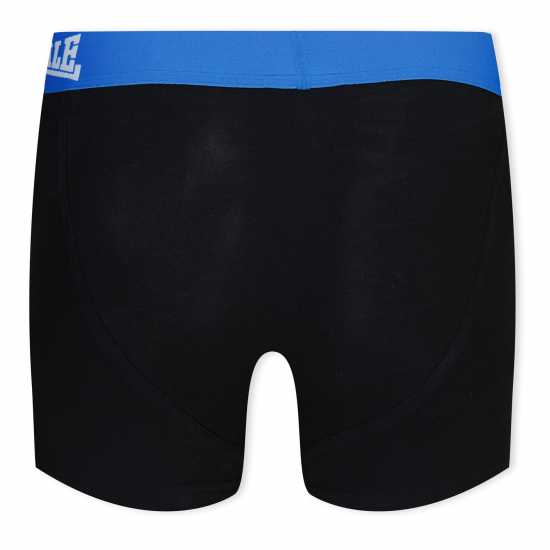 Lonsdale Момчешки Къси Гащи 2 Pack Trunk Shorts Junior Boys Black/Brt Blue - Детско бельо