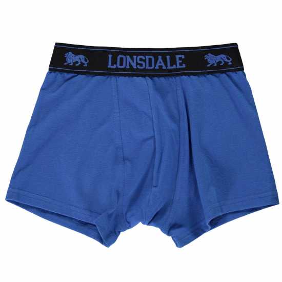 Lonsdale Trunk Shorts 2 Pack Boys Синьо Lonsdale Trunk Shorts 2 Pack Boys Синьо