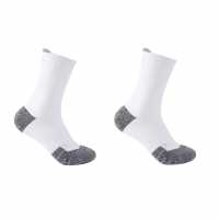Karrimor Мъжки Чорапи За Бягане Crew Run Socks Mens Бяло/Сиво Мъжки чорапи