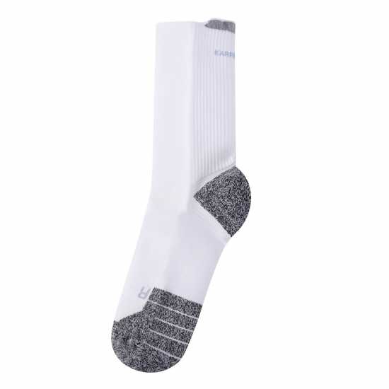 Karrimor Мъжки Чорапи За Бягане Crew Run Socks Mens Бяло/Сиво Мъжки чорапи