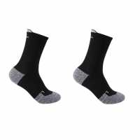 Karrimor Мъжки Чорапи За Бягане Crew Run Socks Mens Черно/Флуо Мъжки чорапи