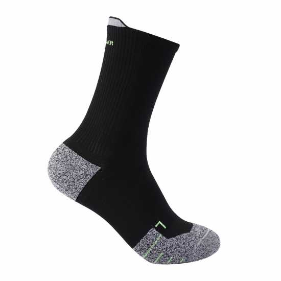 Karrimor Мъжки Чорапи За Бягане Crew Run Socks Mens Черно/Флуо Мъжки чорапи