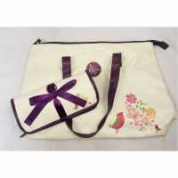 Butterfly Handbag And Make Up Bag
