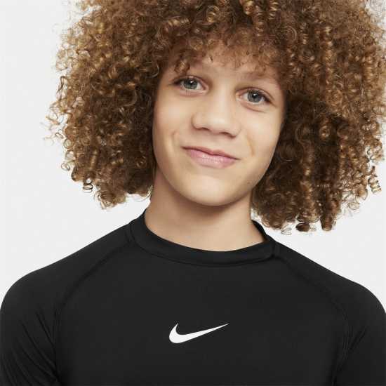 Nike Pro Big Kids' (Boys') Dri-Fit Long-Sleeve Top  