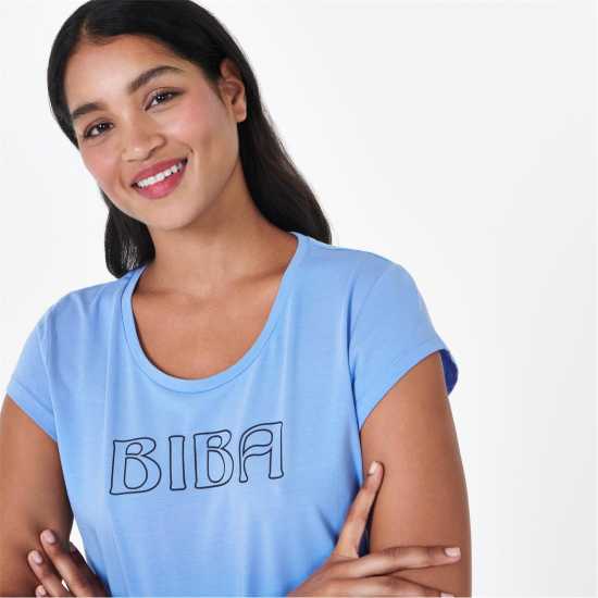 Biba Soft Cotton T-Shirt Cornflower Дамски пижами