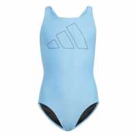 Adidas Бански Костюм Момиче 3 Bars Swimsuit Junior Girls