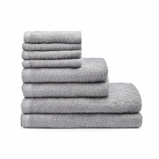 Хавлиени кърпи Catherine Lansfield Dry Cotton 8 Piece Towel Set Сиво Catherine Lansfield Dry Cotton 8 Piece Towel Set Сиво Хавлиени кърпи