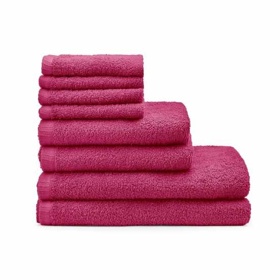 Хавлиени кърпи Catherine Lansfield Dry Cotton 8 Piece Towel Set Горещо розово Catherine Lansfield Dry Cotton 8 Piece Towel Set Горещо розово Хавлиени кърпи
