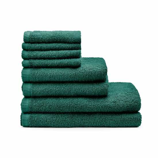 Хавлиени кърпи Catherine Lansfield Dry Cotton 8 Piece Towel Set Горско зелено Catherine Lansfield Dry Cotton 8 Piece Towel Set Горско зелено Хавлиени кърпи