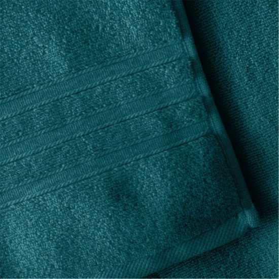 Catherine Lansfield Twist Cotton 6 Piece Towel Bale Set Синьо-зелено Хавлиени кърпи