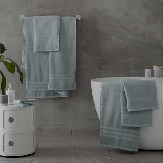 Catherine Lansfield Twist Cotton 6 Piece Towel Bale Set Майско зелено Хавлиени кърпи