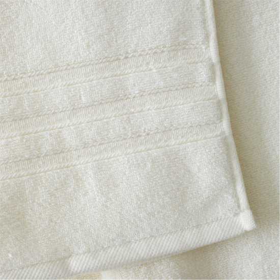 Catherine Lansfield Twist Cotton 6 Piece Towel Bale Set Крем Хавлиени кърпи