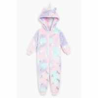Be You Younger Girls Unicorn Foil Print Onesie
