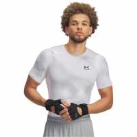 Under Armour Heatgear® Printed Short Sleeve Men's White Мъжки долни дрехи