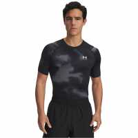 Under Armour Heatgear® Printed Short Sleeve Men's Black 