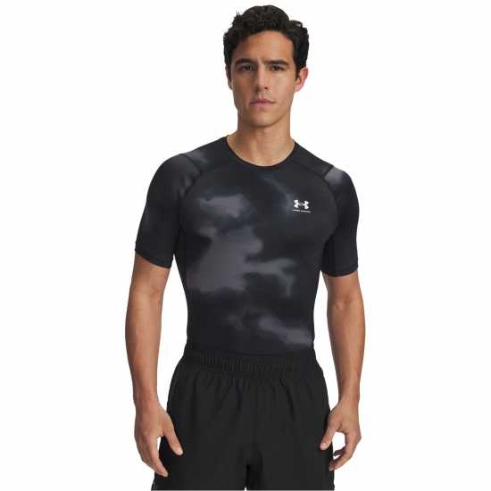 Under Armour Heatgear® Printed Short Sleeve Men's Black Under Armour Heatgear® Printed Short Sleeve Men's Black