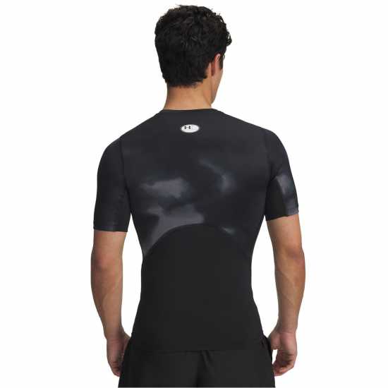 Under Armour Heatgear® Printed Short Sleeve Men's Black Under Armour Heatgear® Printed Short Sleeve Men's Black