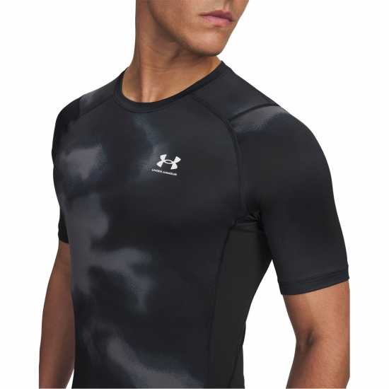 Under Armour Heatgear® Printed Short Sleeve Men's Black Under Armour Heatgear® Printed Short Sleeve Men's Black